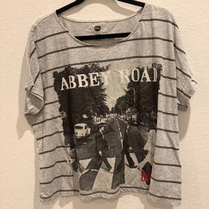 The Beatles Gray Graphic Tee